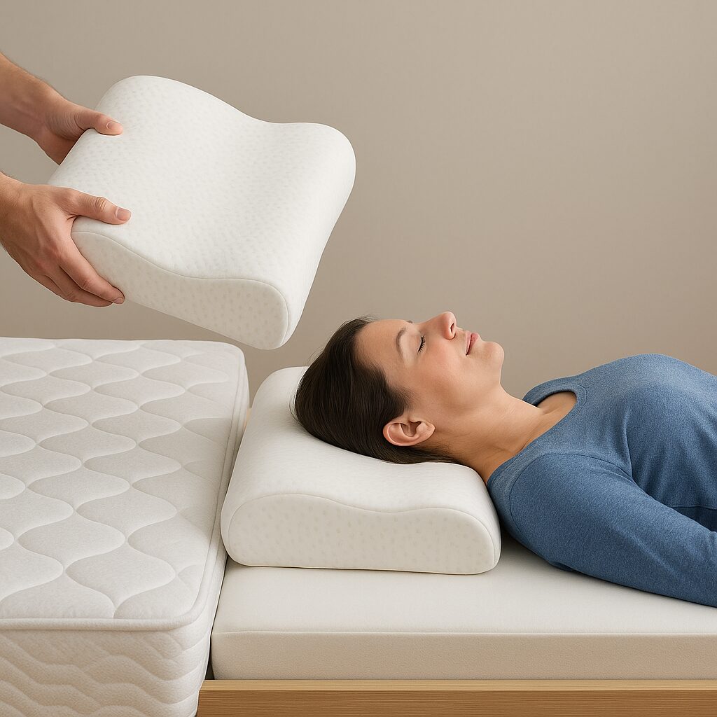 Jak dobrać poduszkę i materac dla osób z problemami z kręgosłupem