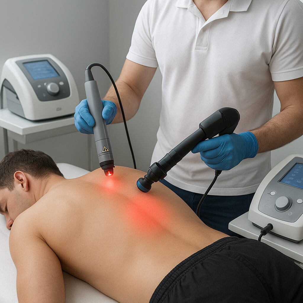 Nowoczesne metody leczenia bólu korzonków – laser, fala uderzeniowa, elektroterapia