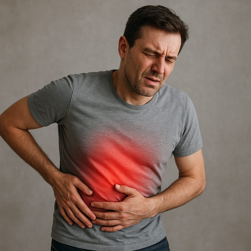 Czy ból korzonków może promieniować do brzucha lub klatki piersiowej