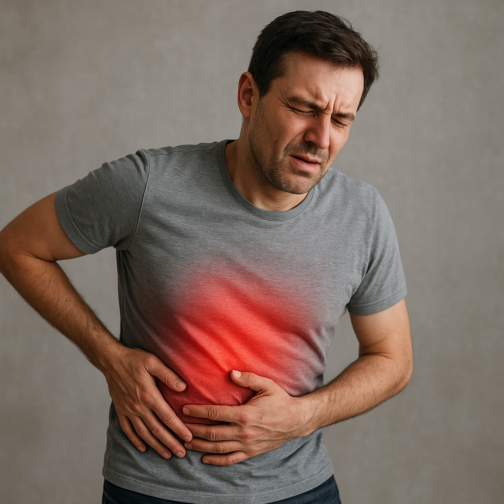 Czy ból korzonków może promieniować do brzucha lub klatki piersiowej