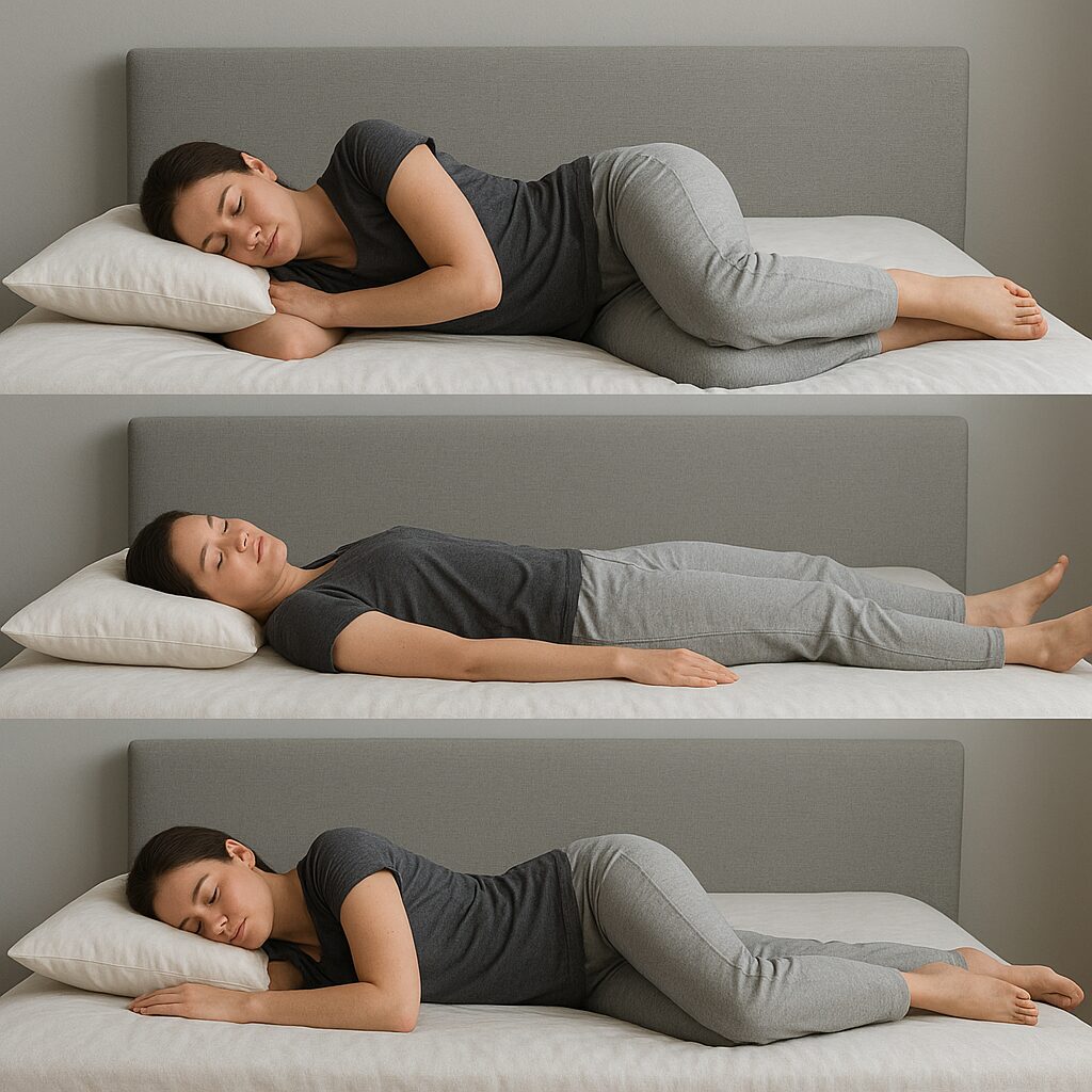 Jakie pozycje ciała pomagają zmniejszyć ucisk na nerwy