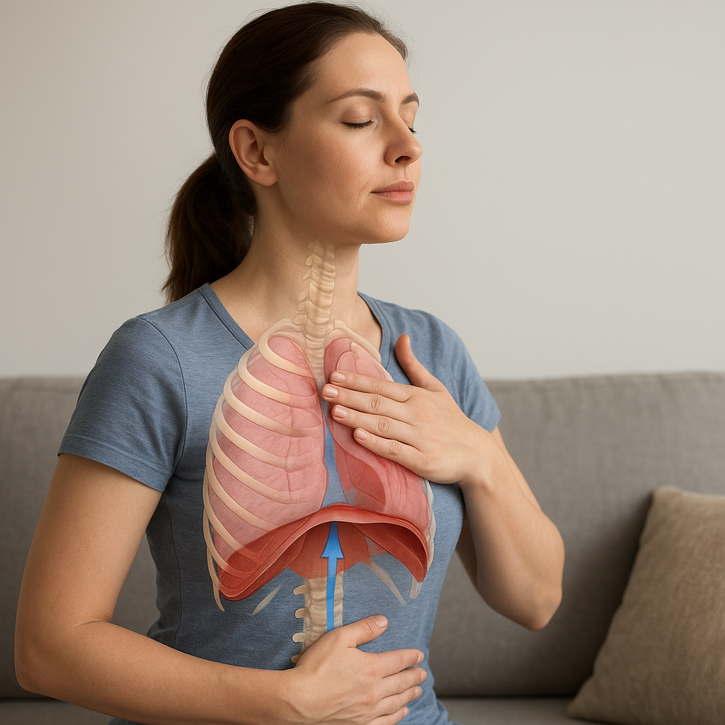 Jak oddychanie przeponowe wpływa na zdrowie kręgosłupa