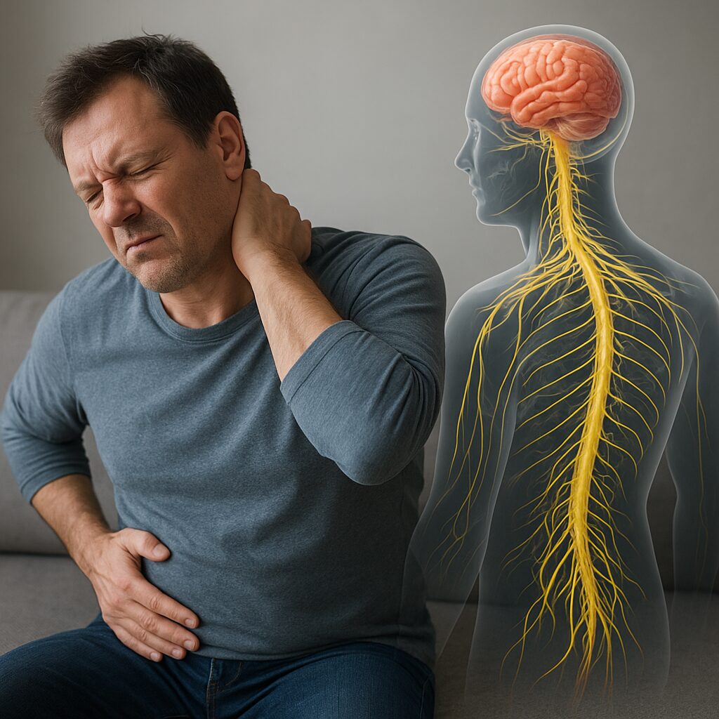 Jak ból korzonków wpływa na układ nerwowy i samopoczucie