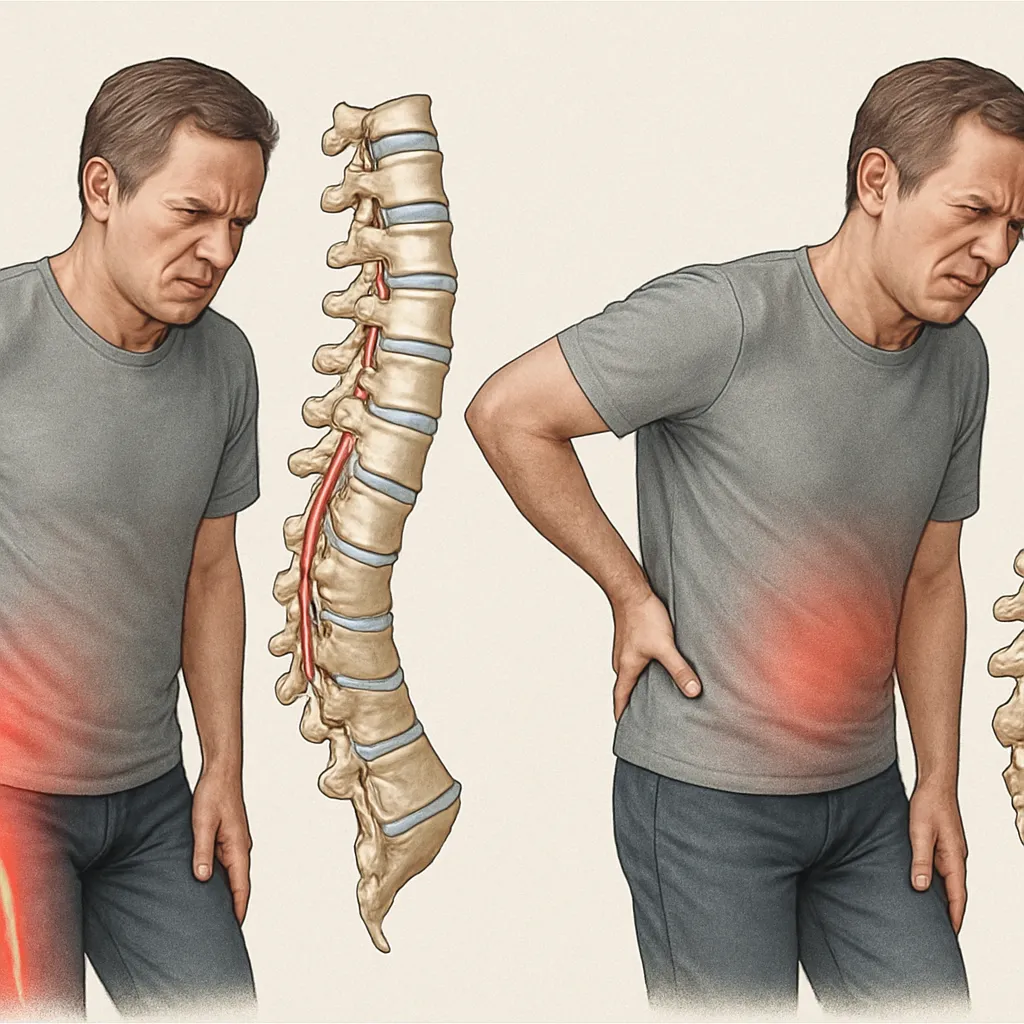 Jakie są różnice między bólem korzonków a dyskopatią