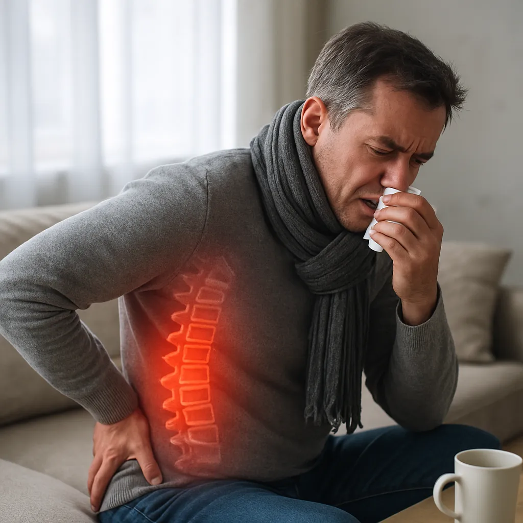 Jak zimowe przeziębienia mogą powodować nasilenie bólu korzonków